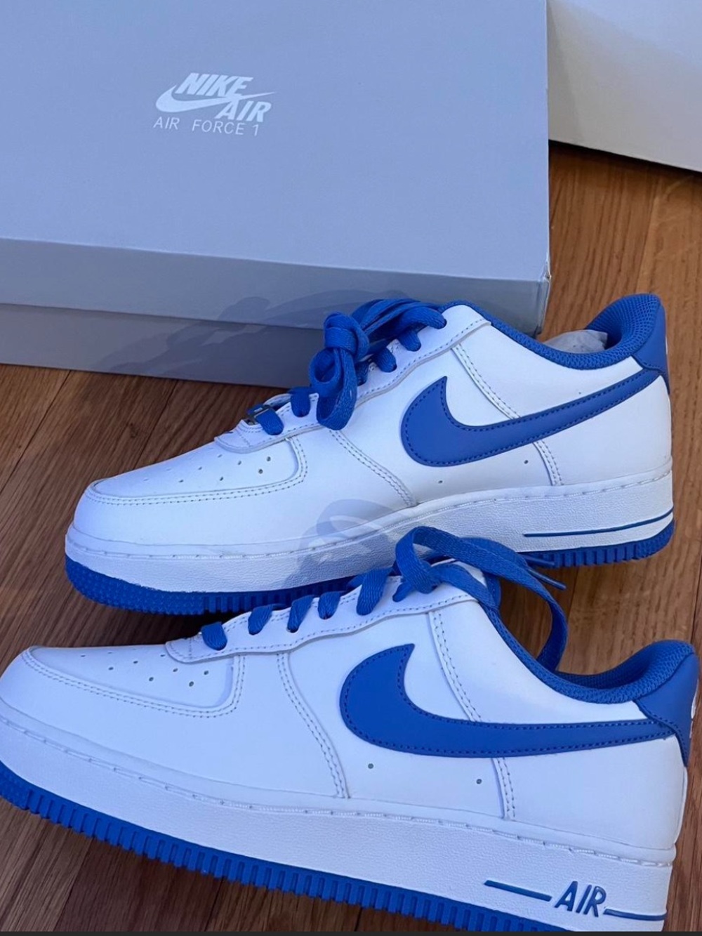 Nike Air Force 1 ‘07 White Medium Blue